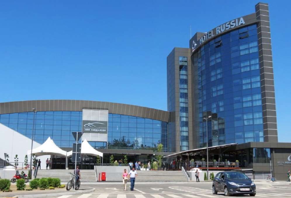 Hotel Russia Skopje Buitenkant foto